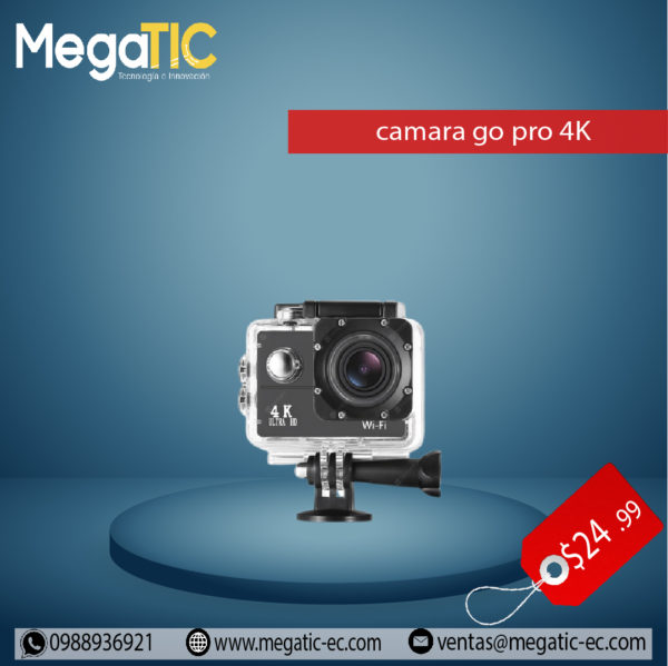 cámara go pro 4k